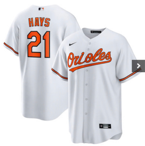 2023 Men Baltimore Orioles #21 Austin Hay White MLB Jerseys